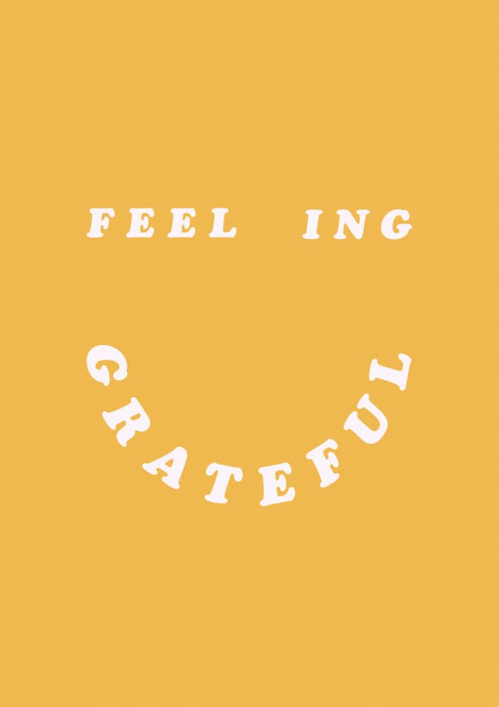 Feeling Grateful Smile by Frankie Kerr-Dineen — canvas wall art