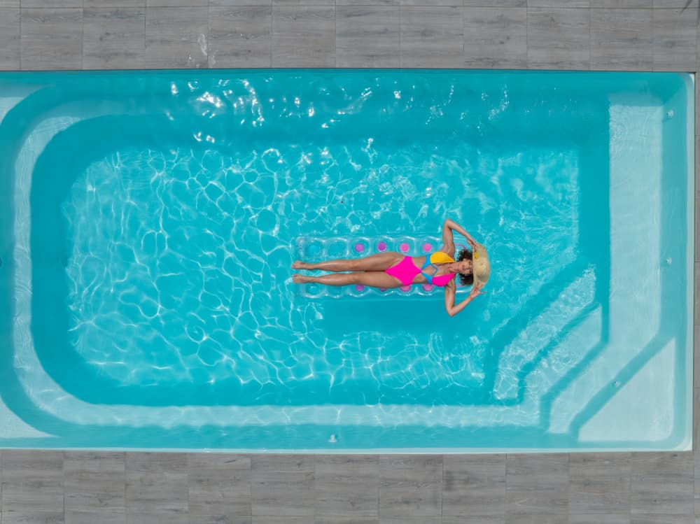 Relaxing Pool Day by Azim Khan Ronnie — canvas wall art