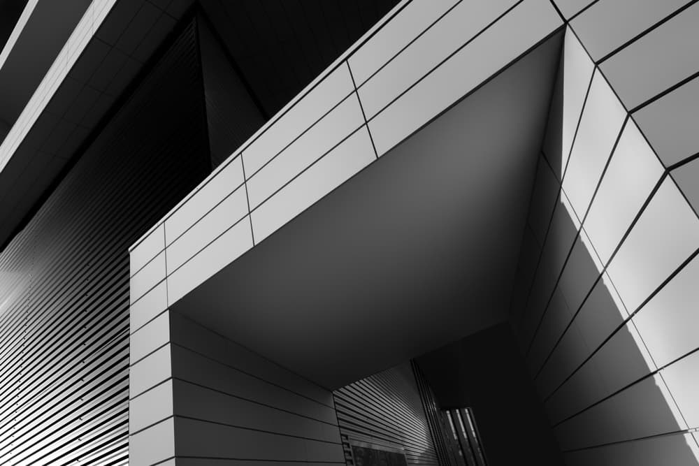 Modern Architectural Geometry by Jeroen van de Wiel — canvas wall art