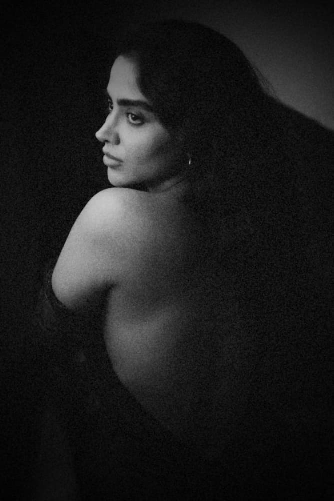 Mysterious Woman Back by Mehdi Mokhtari — canvas wall art
