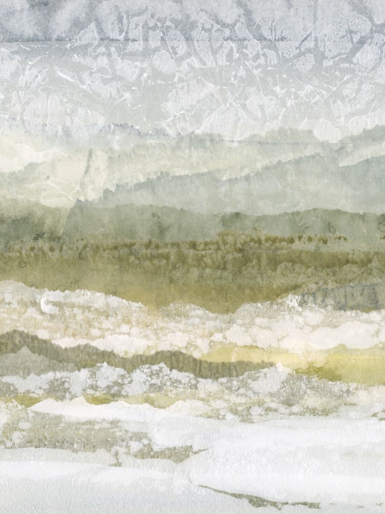 Misty Mountain Layers by Lara Eckerman — canvas wall art