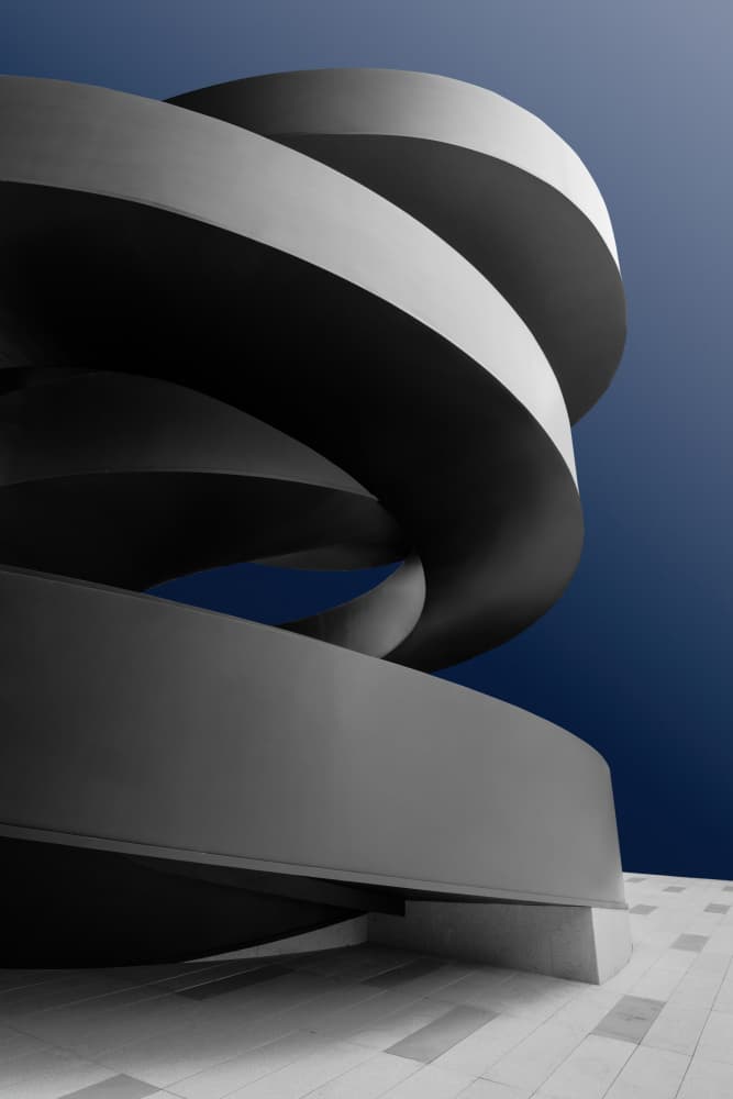 Modern Spiral Architecture by konglingming — canvas wall art