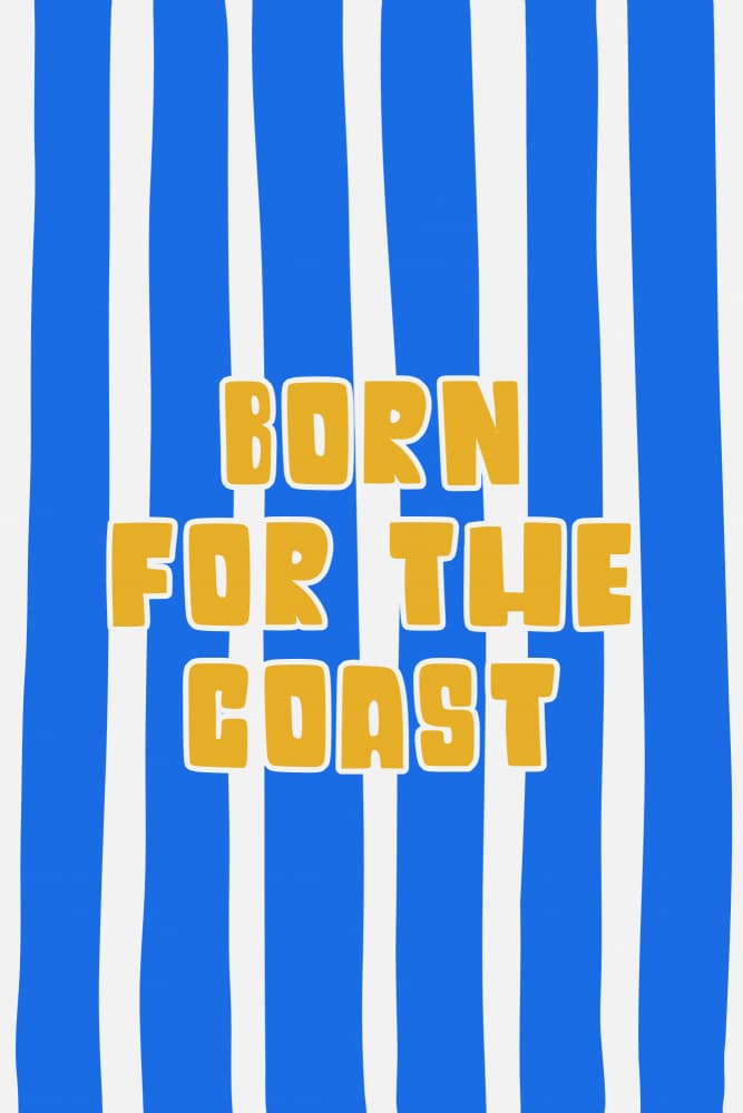 Born For The Coast by Treechild — canvas wall art