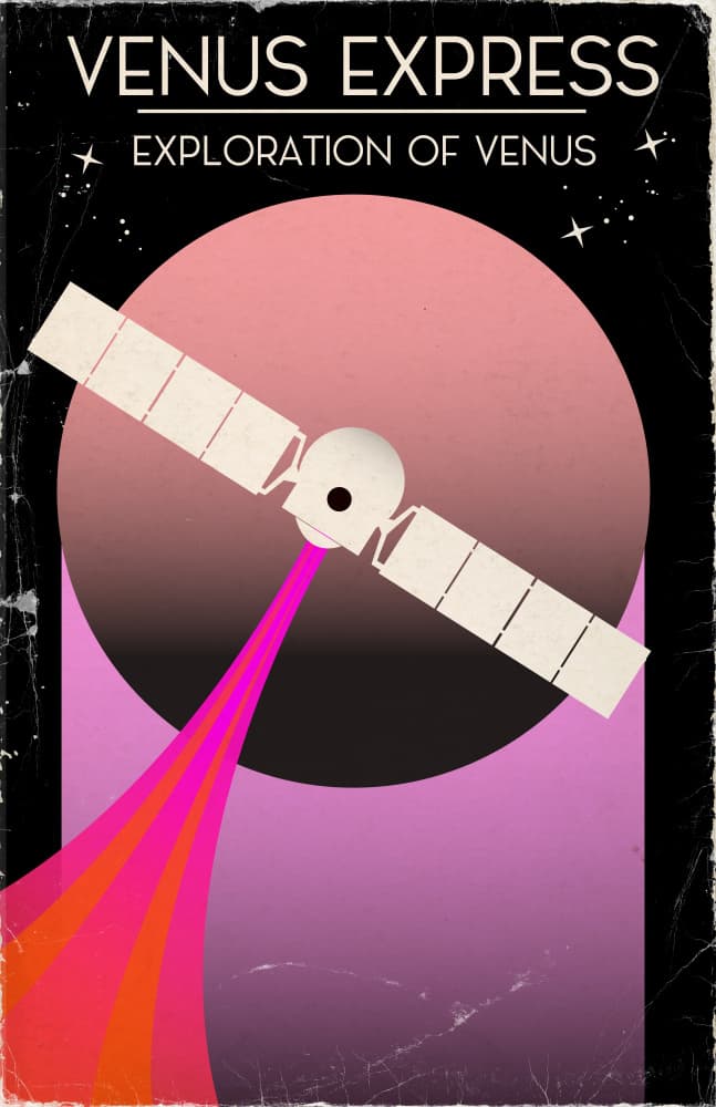 Venus Express Mission by Nicholas — canvas wall art
