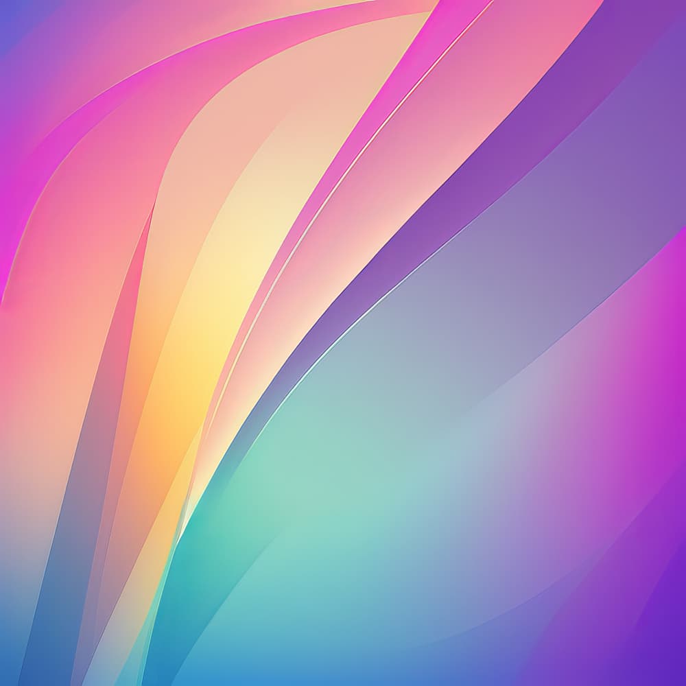 Vibrant Color Curves by Bilge Paksoylu — canvas wall art