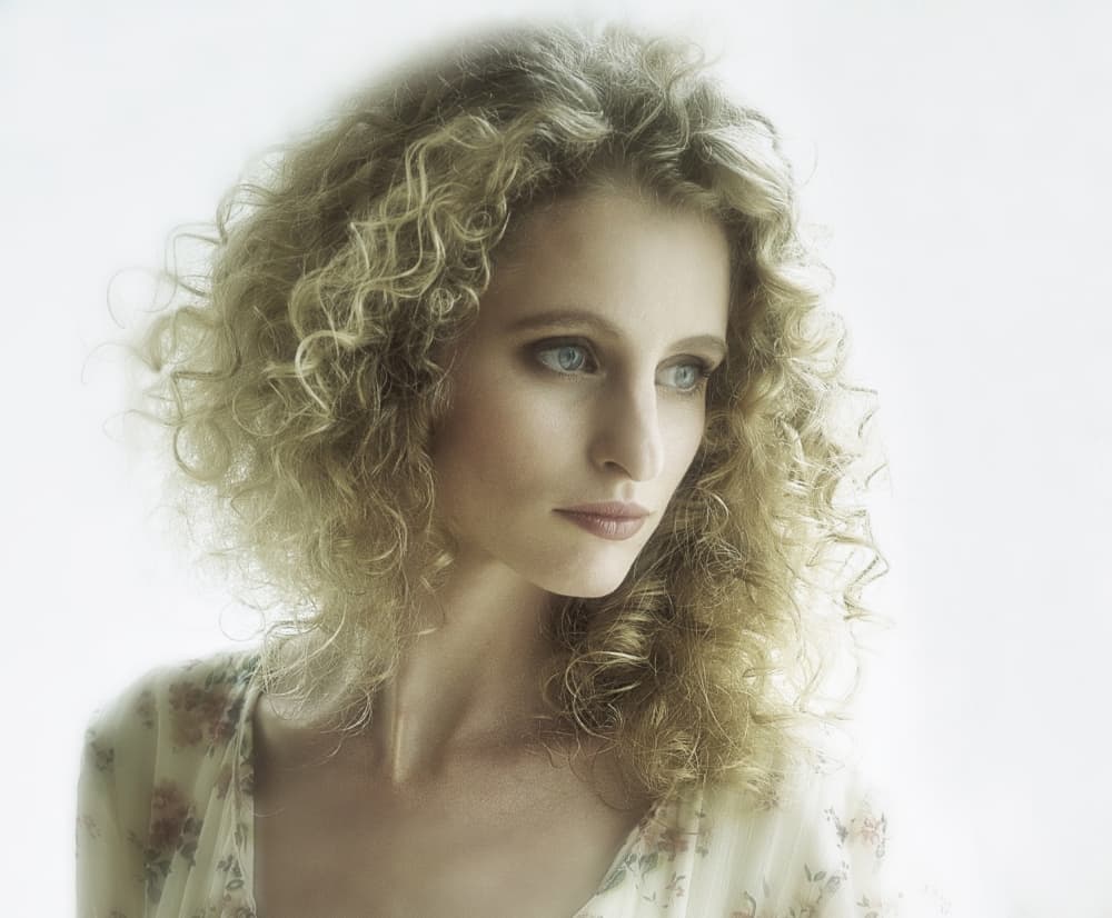 Dreamy Blonde Portrait by kenp — canvas wall art