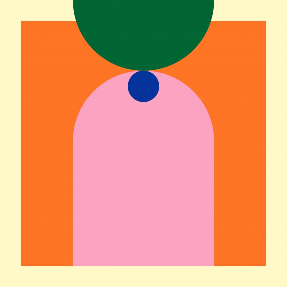 Geometric Balance by Nilesh Kulkarni — canvas wall art