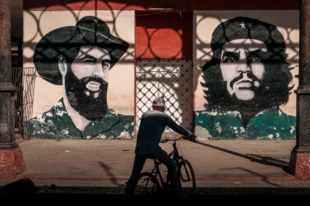 Revolutionary Murals Street Ride by Andy Bauer — canvas wall art
