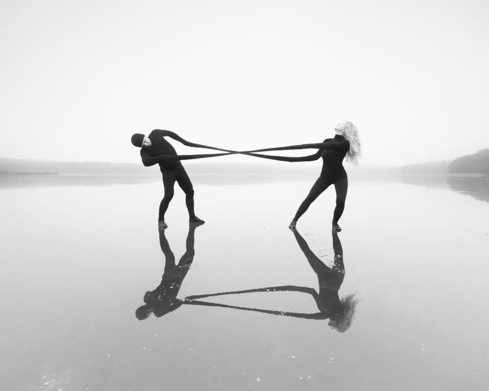 Connected by Tension by Leszek Paradowski — canvas wall art