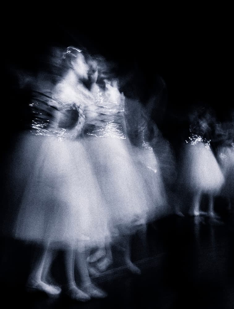 Blurred Ballet Dancers by Yuri Shepelev — canvas wall art