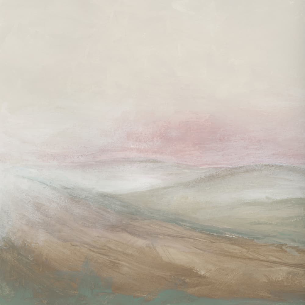 Dreamy Pastel Hills by Rosana Laiz Blursbyai — canvas wall art