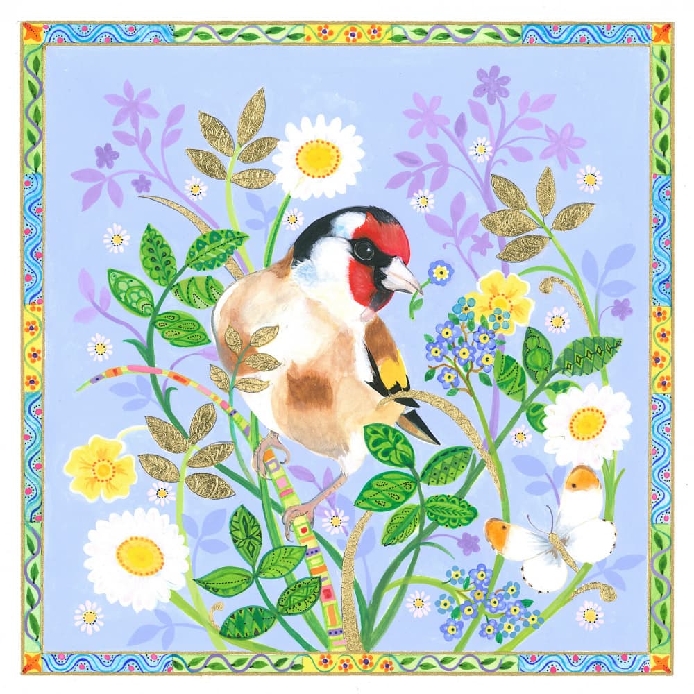 Goldfinch Spirit by Isabelle Brent — canvas wall art