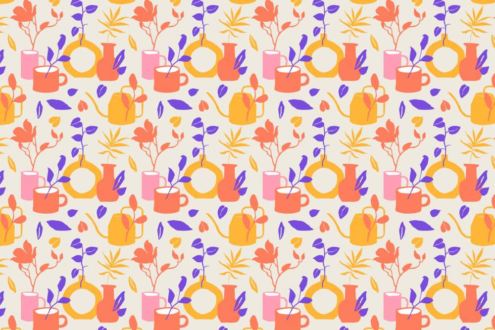 Plantspatternno14 by Treechild — canvas wall art