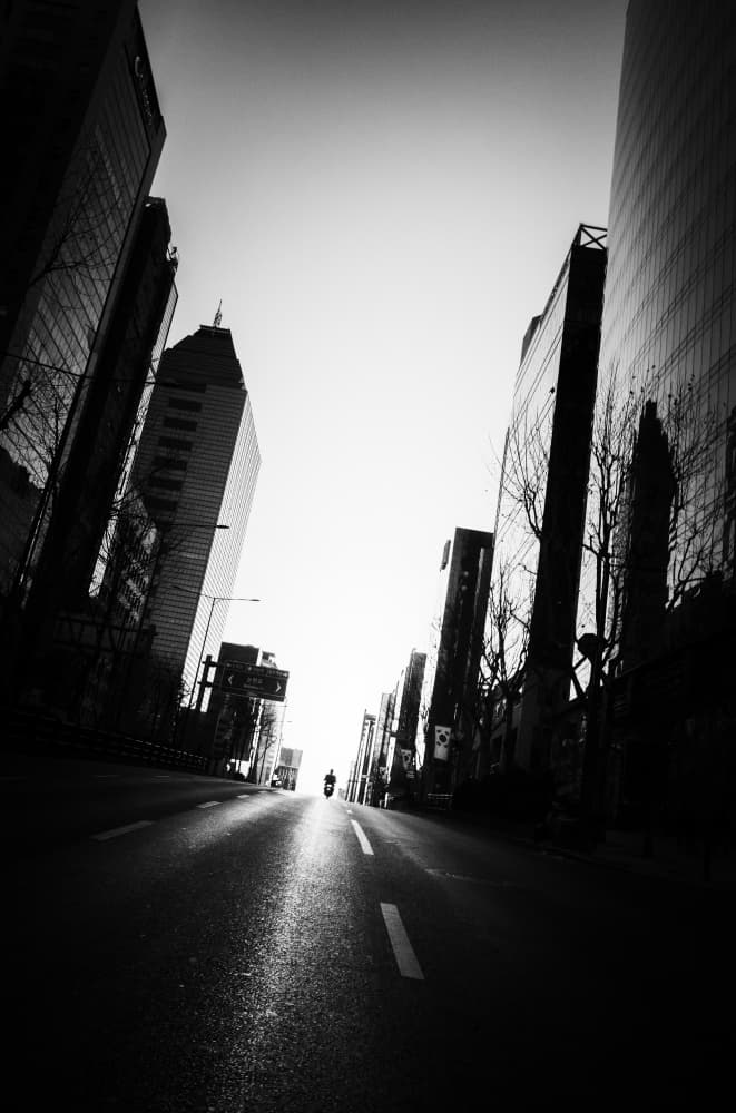 Urban Street Perspective by Swen MUN — canvas wall art