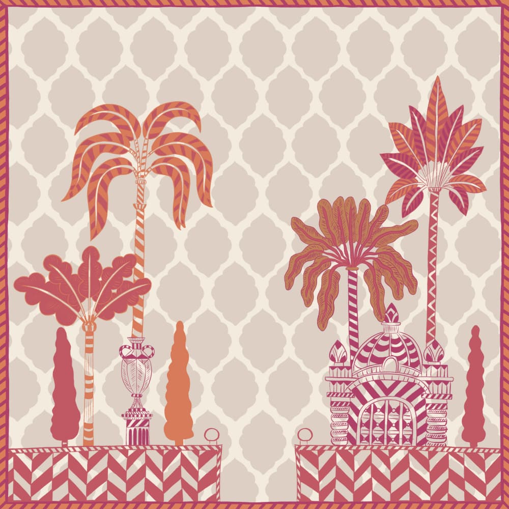 Moorish Palm Oasis by Radhika Modi — canvas wall art