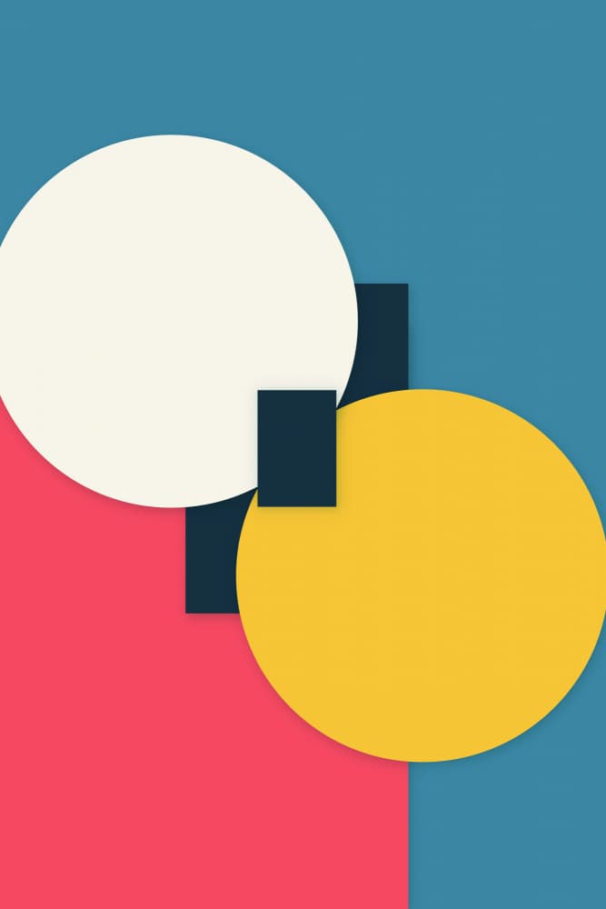 Vibrant Geometric Overlay by jay stanley — canvas wall art