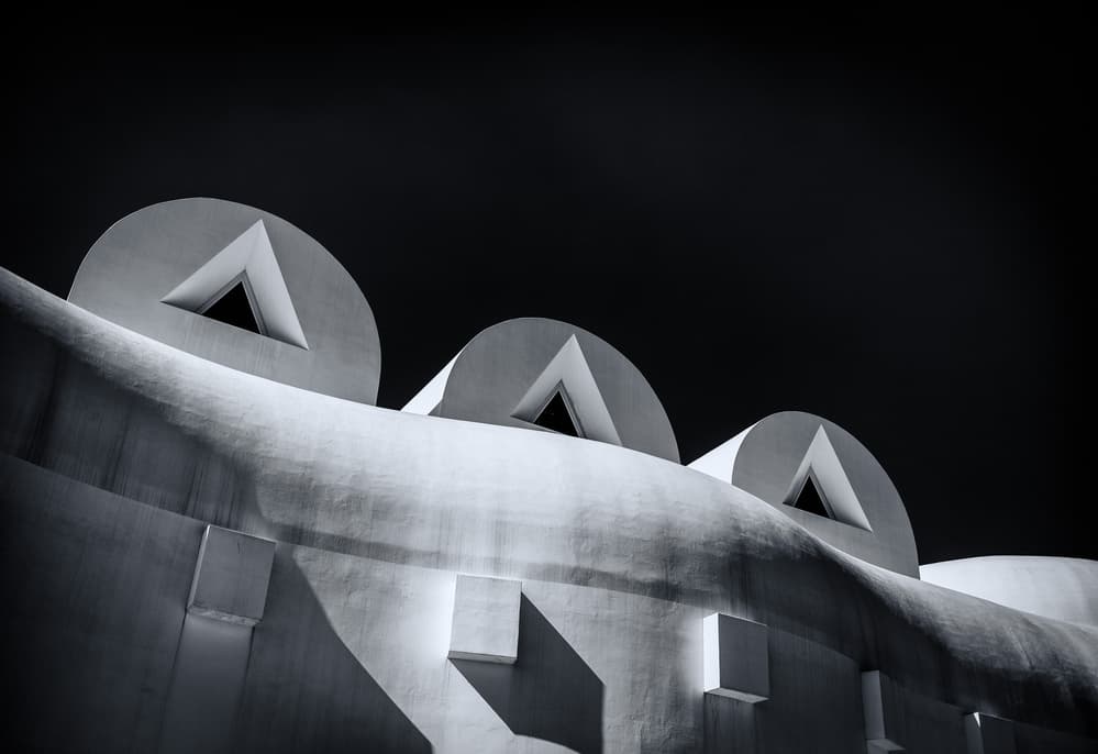 Modern Architectural Curves by Marco Tagliarino — canvas wall art