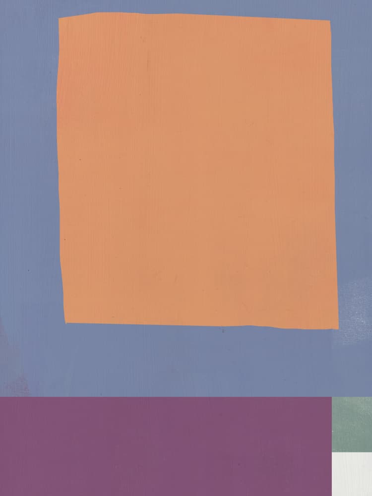 Geometric Color Blocks by Little Dean — canvas wall art