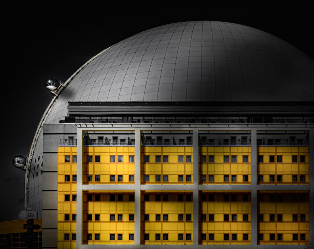 Modern Yellow Dome by Stephan Rückert — canvas wall art