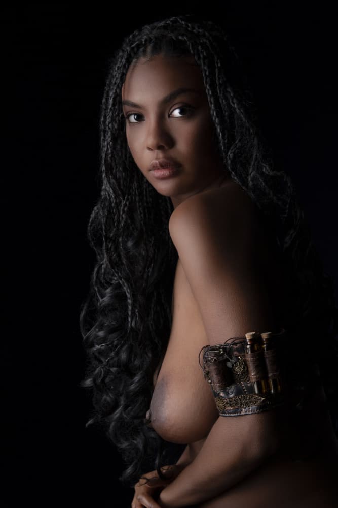 With Shaman Bracelet by Jan Slotboom — canvas wall art