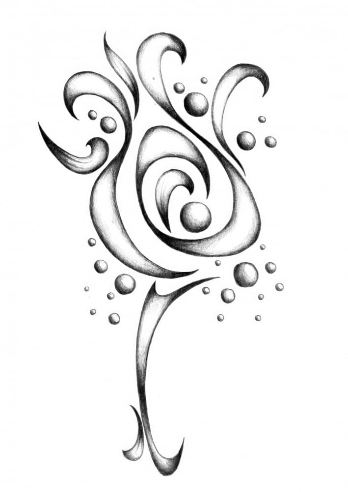 Elegant Organic Flow by Kulik — canvas wall art