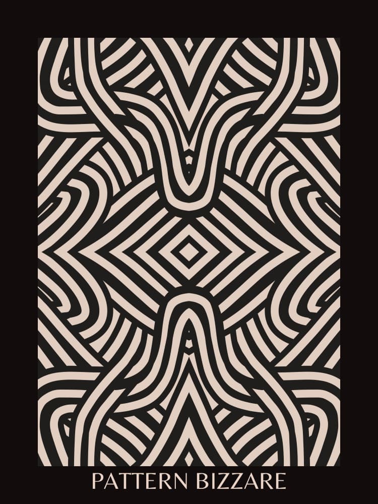 Geometric Optical Illusion by Little Dean — canvas wall art