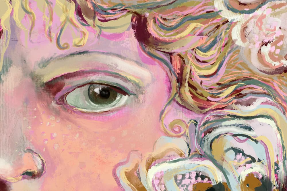Floral reverie no 06 by Treechild — canvas wall art