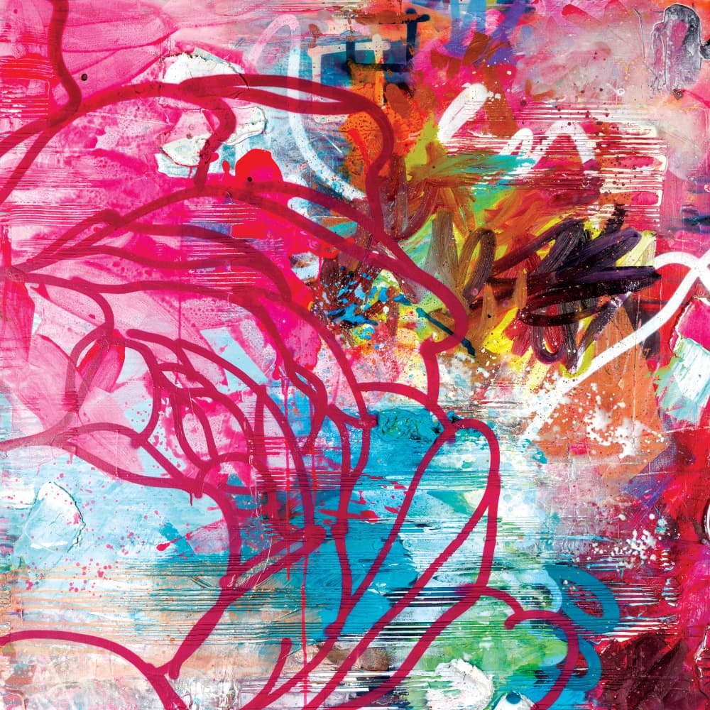Expressive Colorful Painting by kent youngstrom — canvas wall art