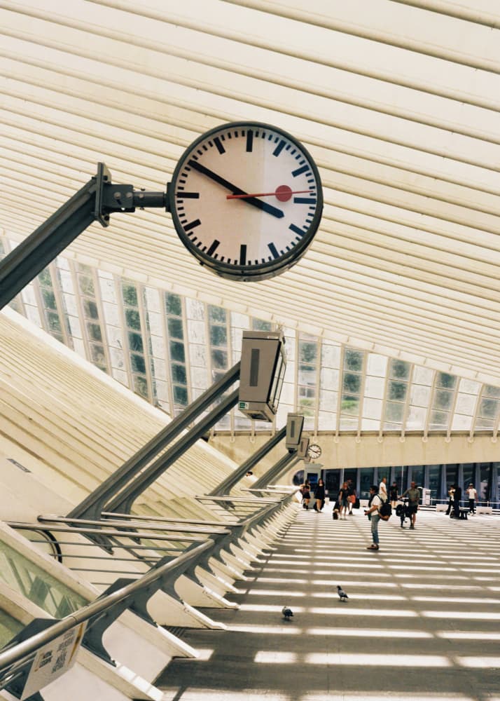 Daylight Station Concourse by Frank Bruynseraede — canvas wall art
