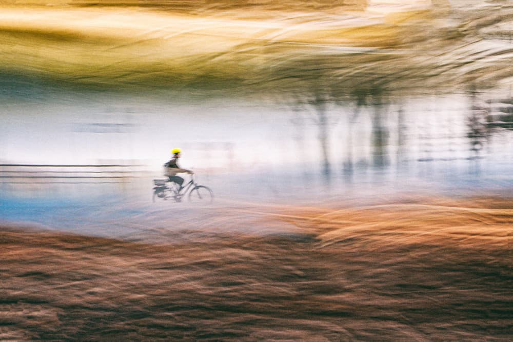Abstract Cycling Motion by Marchevca Bogdan — canvas wall art