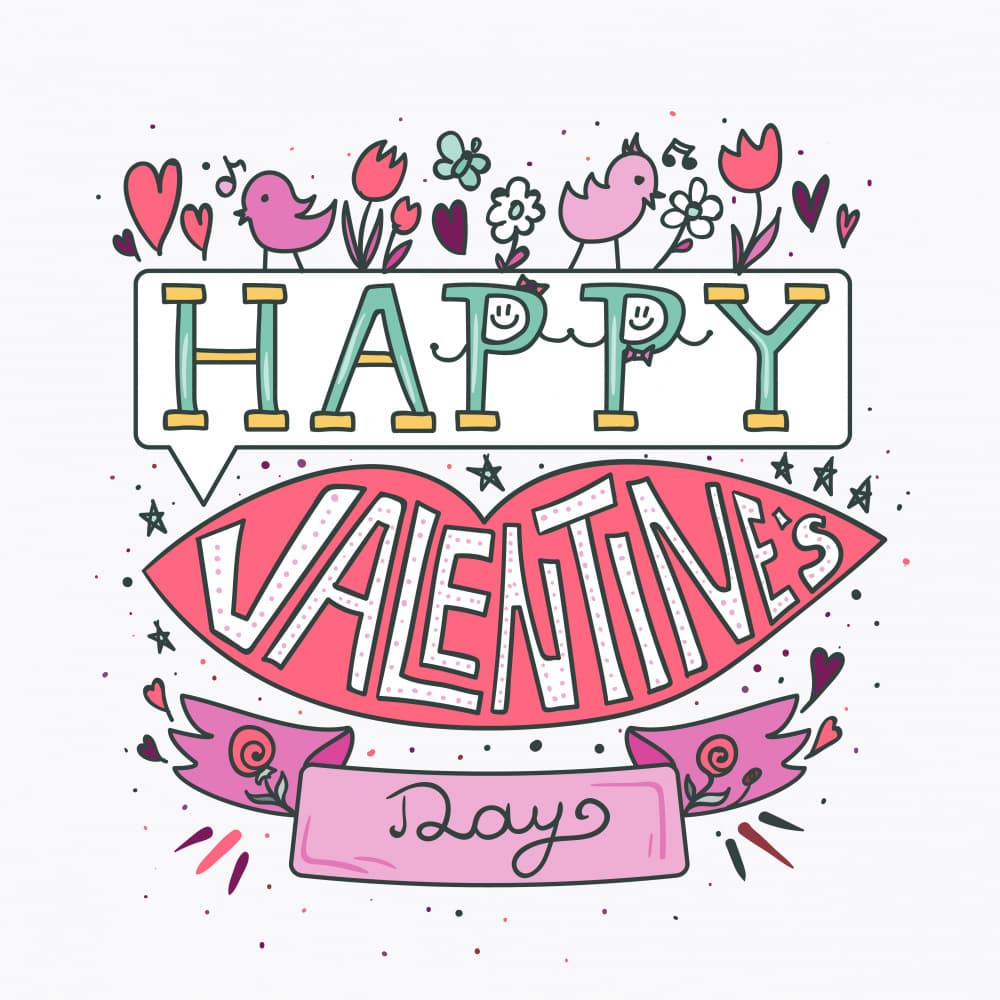 Happy Valentine's Day by Marika Barsrsind β canvas wall art