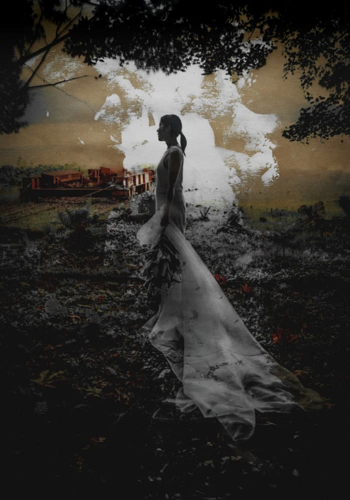 Ethereal Bride Ruins by Kurosaki Sangan — canvas wall art