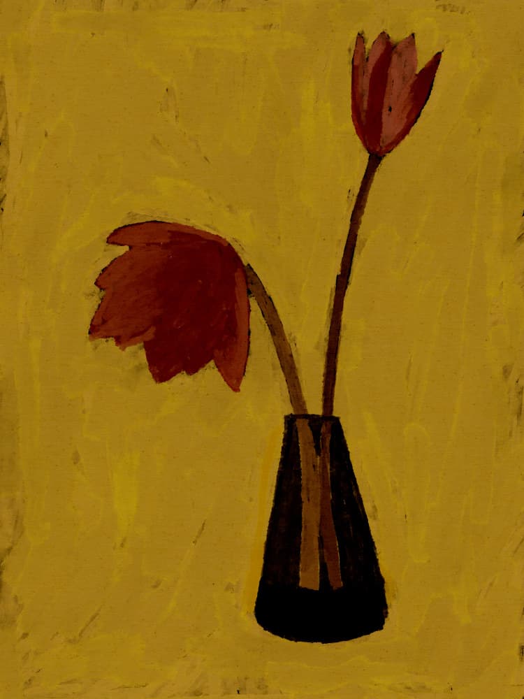 Delicate Pair by Shatha Al Dafai — canvas wall art