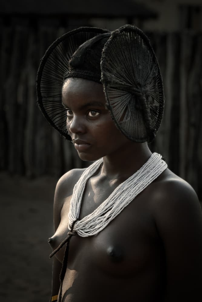 African Tribal Woman by Trevor Cole — canvas wall art