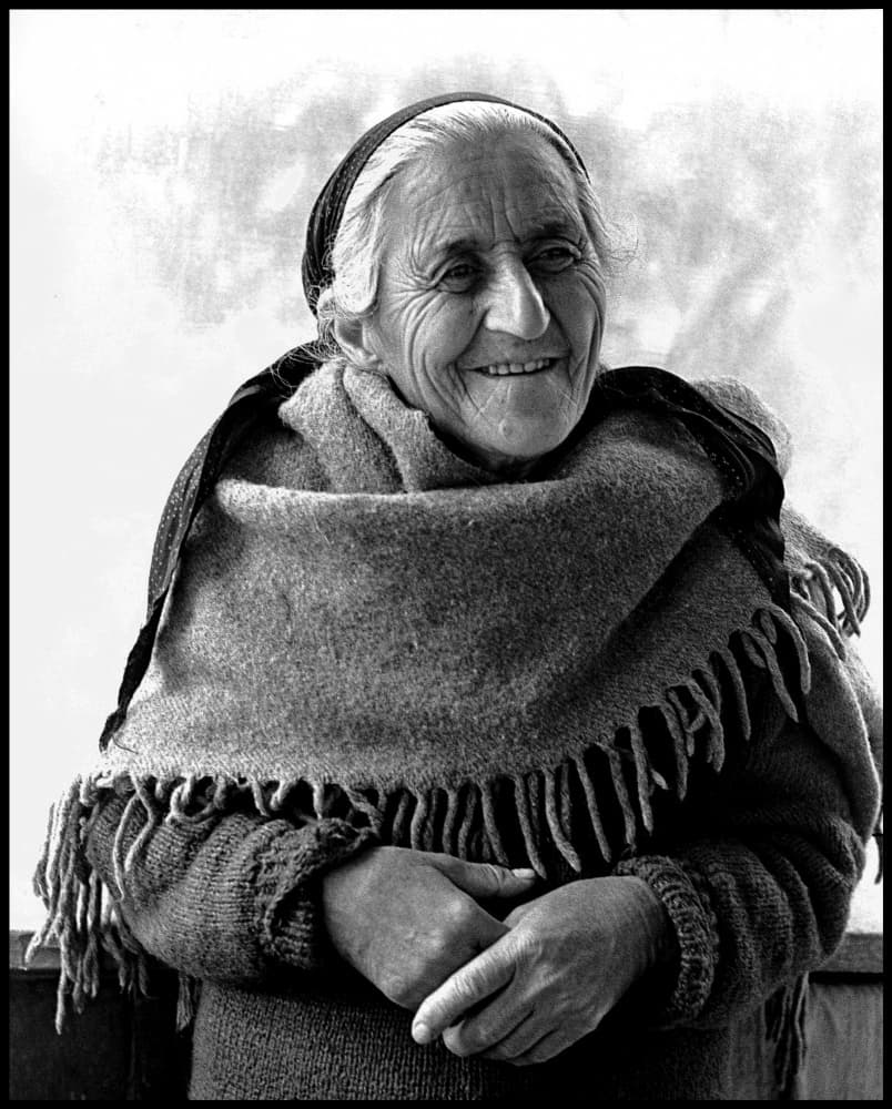 Wise Woman's Smile by Garik — canvas wall art