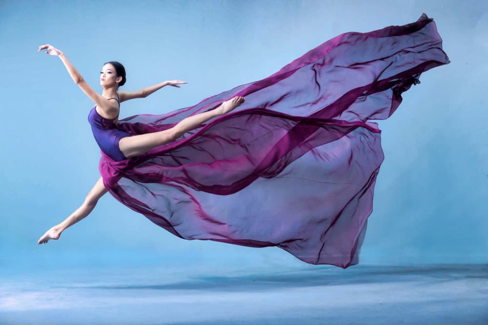 Ethereal Ballet Leap by Agus Adriana — canvas wall art
