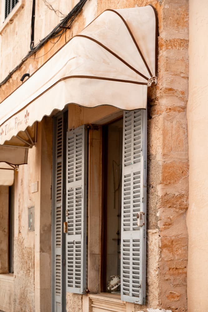 Charming Stone Window by Henrike Schenk — canvas wall art