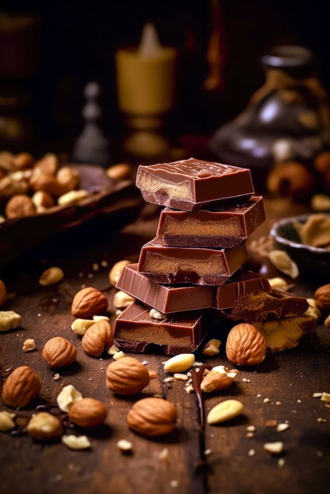 Rustic Chocolate Indulgence by Justyna Jaszke — canvas wall art