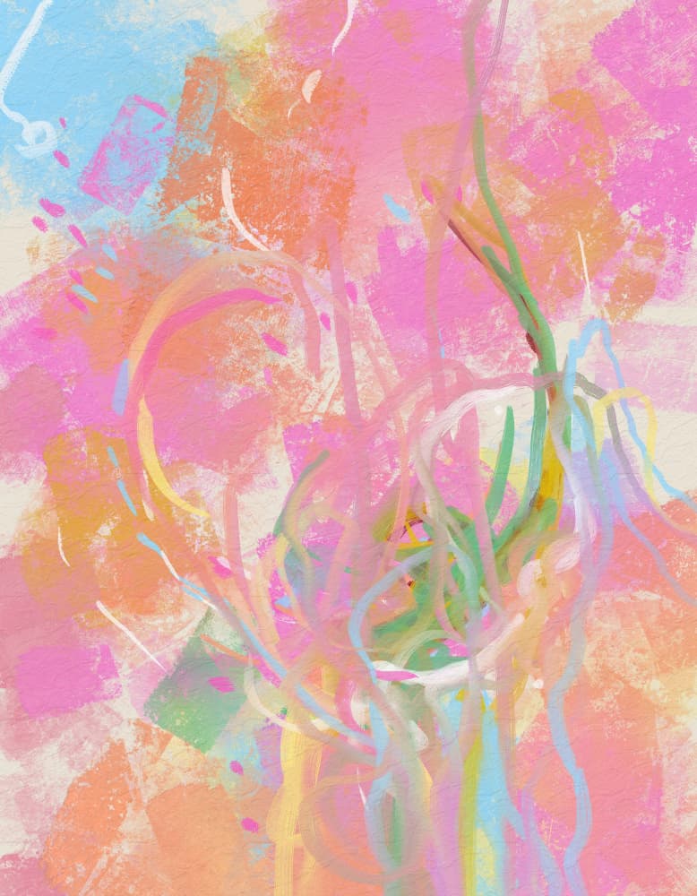 Dreamy Pastel Hues by Josie George — canvas wall art