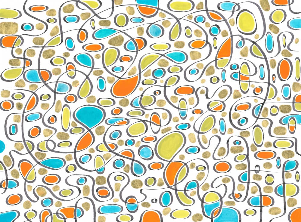 Colorful Whimsy by Isabelle Brent — canvas wall art