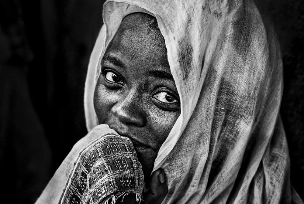 Quiet Gaze by Joxe Inazio Kuesta Garmendia — canvas wall art