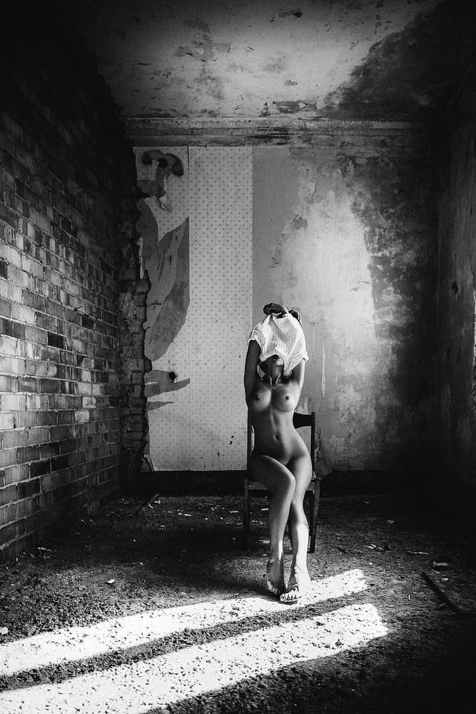 Bare Form In Decay by Ruslan Bolgov — canvas wall art