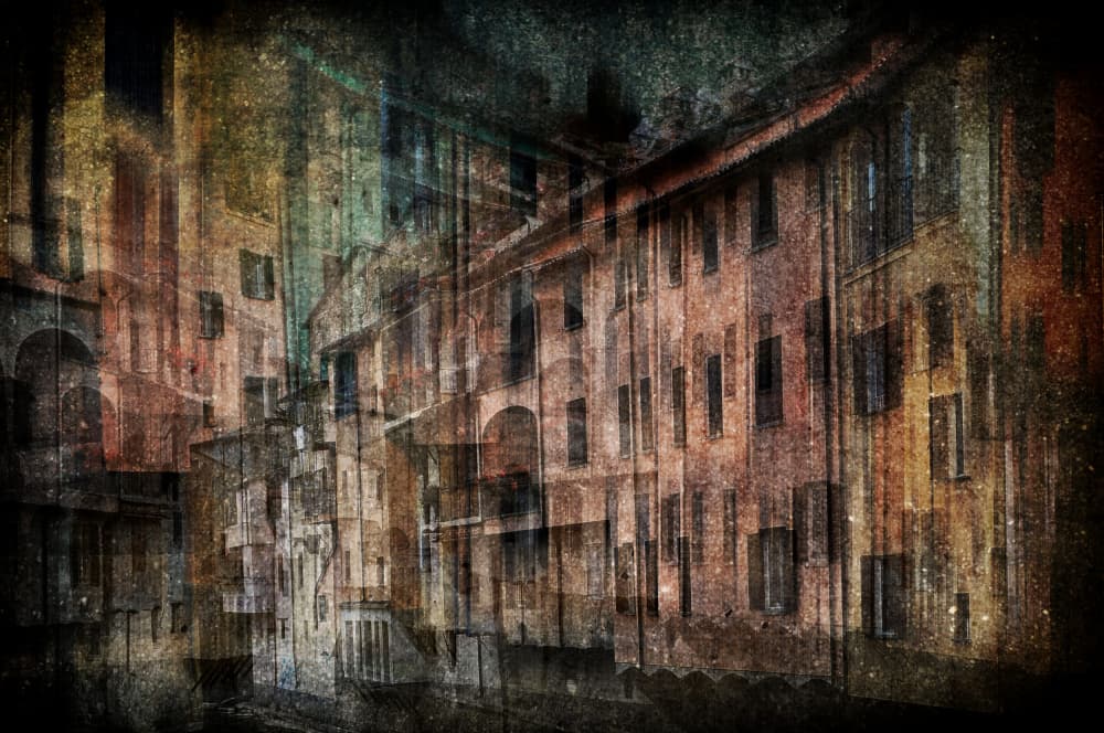 Dreamy Old City by Raffaele Corte — canvas wall art