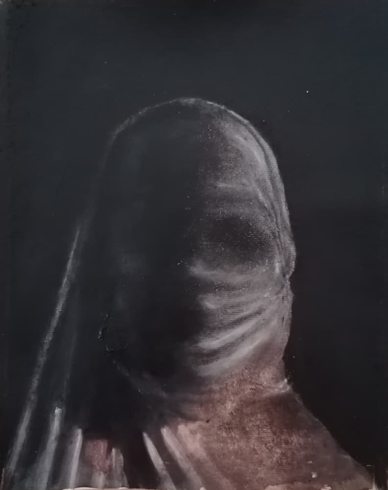Mysterious Veiled Form by Stefano Mazzolini — canvas wall art