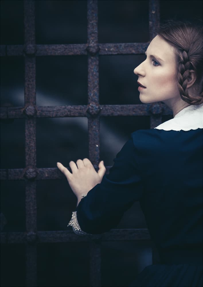 Wistful Period Portrait by Magdalena Russocka — canvas wall art