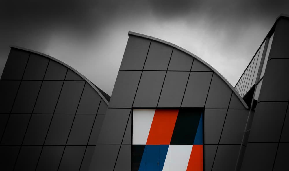 Abstract Architectural Curves by Jeroen van de Wiel — canvas wall art