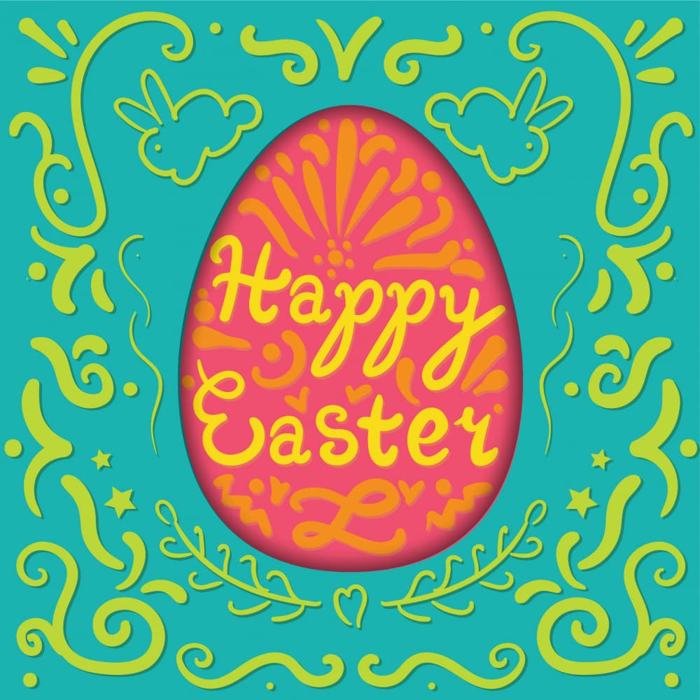 Happy Easter Egg by Marika Barsrsind β canvas wall art
