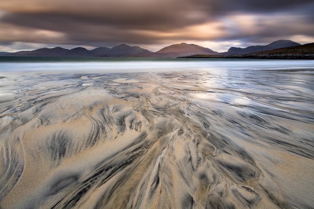 Moody Beach Patterns by Luigi Ruoppolo — canvas wall art