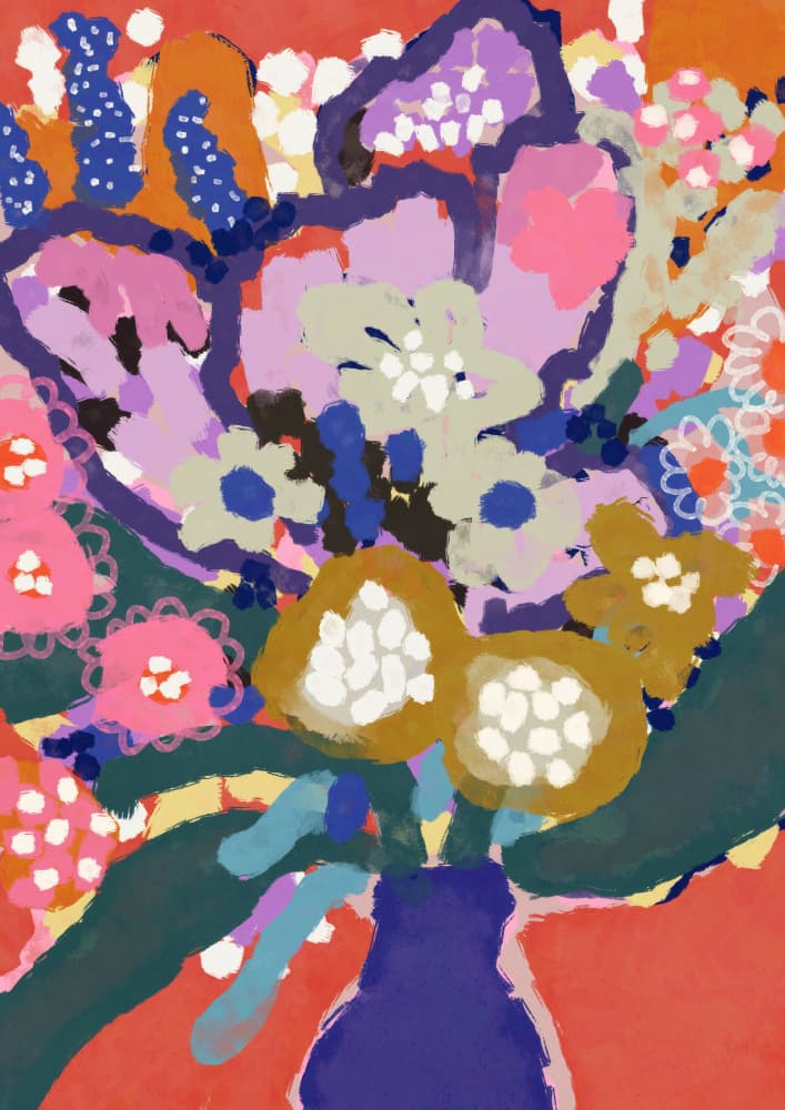 Springflowers by Treechild — canvas wall art