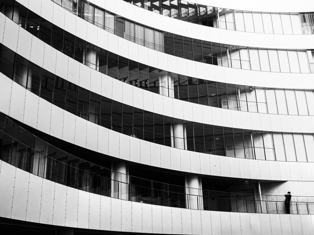 Sleek Urban Curves by IKUMI FUKAZAWA — canvas wall art